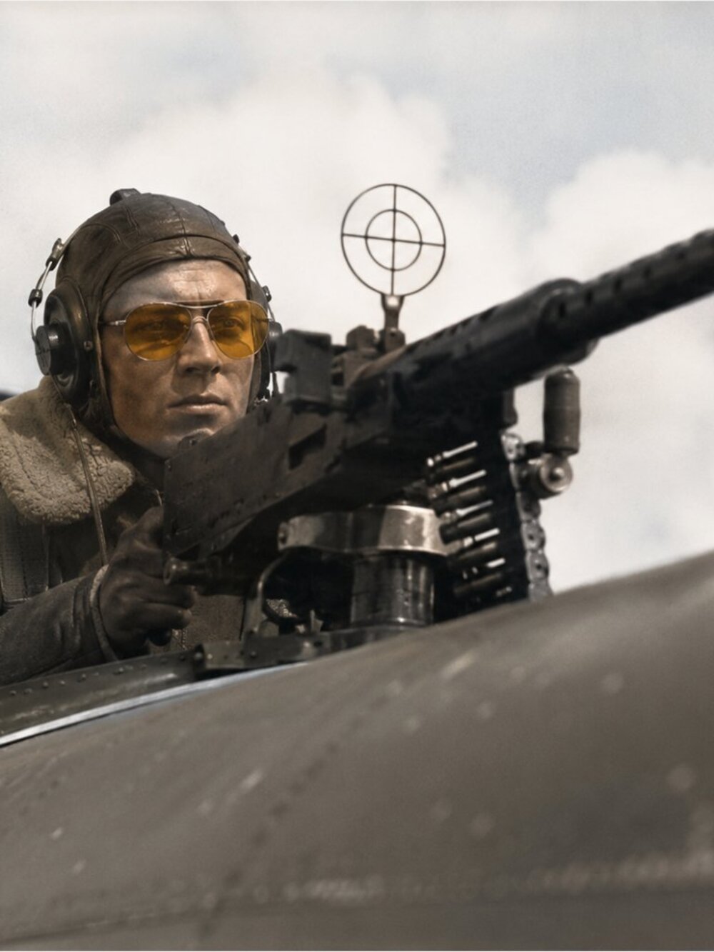 American Optical Type G-1 AAF Nickel Frame Noviole Amber WWII Aviator Sunglasses - Picture 6 of 16